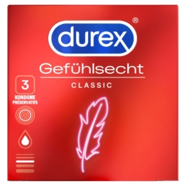 Kondome „Gefühlsecht Classic“, transparent