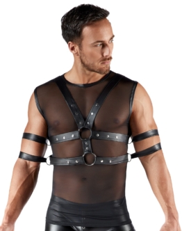 Harness-Shirt inklusive 4 Hand-/Armfesseln