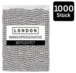 Kondome „LONDON feucht“ mit Beschichtung auf Silikonbasis