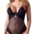 Body aus Powernet mit Samt-Flockprint