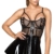 Minikleid „Rebellious Exclusive“ aus weichem Netz und Lack
