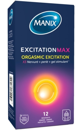 Kondome „Excitation Max“ mit Noppen und Rillen