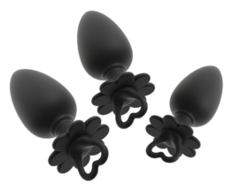 3-teiliges Analplug-Set