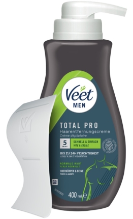 Enthaarungscreme „Men TOTAL PRO“ für seinen Oberkörper & Beine
