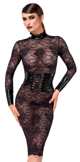Kleid „Kink Royal“ aus elastischer Spitze