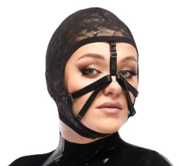 Kopfmaske aus weicher Spitze