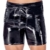 Lack-Shorts mit Klappentaschen