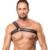 Leder-Brustharness, einseitig