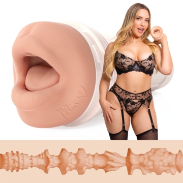 Masturbator „Mia Malkova Headshot“ mit intensiver Reizstruktur
