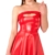 Minikleid im roten Powerwetlook