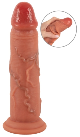 Naturdildo „Real Skin“ mit Saugfuß