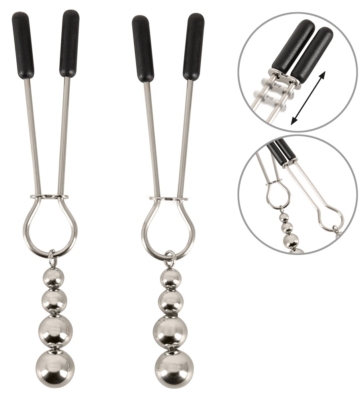 Nippelklemmen mit Kugelschmuck