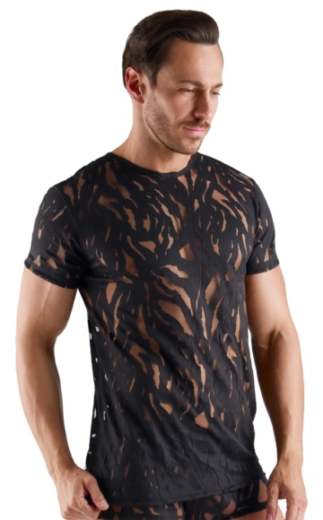 Shirt in Ausbrenner-Optik