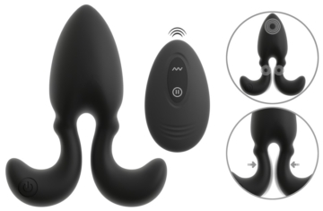 Vibro-Analplug mit Fernbedienung