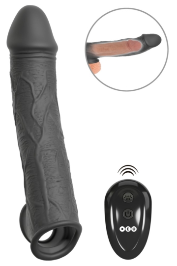 Vibro-Penishülle mit Fernbedienung